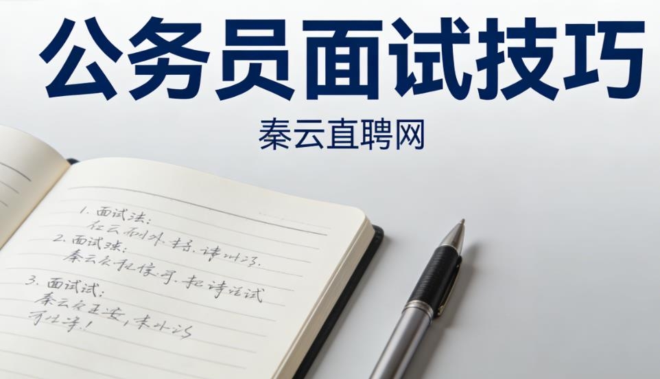 秦云直聘网｜公务员面试高分技巧：从容应考，一战上岸