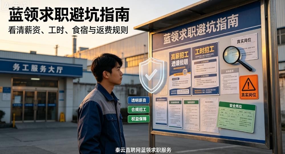 蓝领招工信息乱象丛生：虚假高薪与中介套路频发